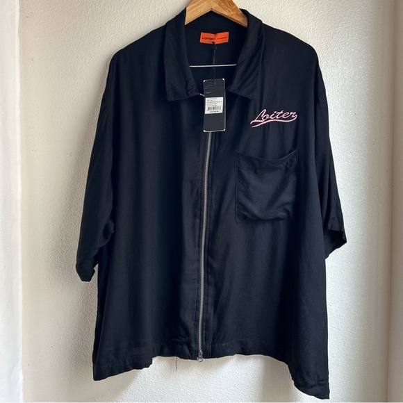 NWT Loiter | Calabasas Zip-Up Shirt - Picture 2 of 6